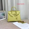 Designer Bags Herme Luxury Genuine Leather Women's Single Shoulder Handbags New top layer cowhide litchi pattern bag com