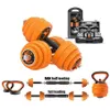 Adjustable Dumbbell Set Kettlebell Muscle Exercise Barbell Weight Lifting Gym Fitness Equipment Online shopping three options2520