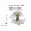 Strings FS-LED Warm White Ball String Lights Fairy 8mode 5V USB Powered Wedding Party Bedroom Indoor Deco