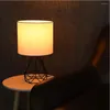 Lampes de table Lampe à boule de verre LED nordique Candeeiro de Mesa Lampara Escritorio Fer Masa Lambas Chambre