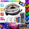 Remsor LED-lampor remsa dc5v USB för rum Bluetooth-kompatibel RGB flexibel diod IR-kontroller lampa vägg sovrum TV bakgrundsbelysning