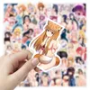 50pcs Sexy Anime Girl Stickers para adolescente adolescente Waifu Adesivo Laptop Man Skateboard Water Bottle Phone Bagage