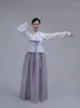 Abbigliamento etnico Abito da esibizione di danza coreana Gonna a tubino da palcoscenico per minoranze su misura da donna Estate 2022 Stile