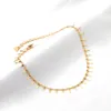 Cha￮nes d'accessoires Luxusteel en acier inoxydable Bracelets pour femmes Cha￮ne de liaison de couleur Gold Color de charme