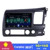 Android 4 Core Car DVD Audio Radio Player Unidade Cabe￧a de 9 polegadas para a navega￧￣o Honda Civic RHD 2006-2011Auto GPS