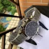 Luxus-Designeruhr, Saphirglas, verspiegelt, 45 mm, mit Schnalle, automatischer mechanischer Mnes-Armbanduhr aus feinem Stahl