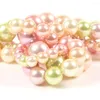 P￤rlor 6/8/10/12mm Natural Shell Imitation Pearl Round Loose Seashell For Jewelry Making DIY Necklace Armband Accessories