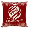 Pillow Home Pattern Christmas Decor Cover Sofa Car Throw Case Zipped Pillowcase #t1g