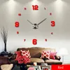 壁の時計大きな壁時計時計3D時計は、ホームデコレーションのステッカー特別なリビングルームアクセサリー220930