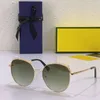 Men designer sunglasses FD0418S anti-ultraviolet retro plate metal all small box square fashion glasses random box