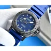 Luksusowe zegarki dla męskiego zegarek mechaniczny Szwajcarski ruch automatyczny Sapphire Mirror 47 mm Importowana gumowa marka obserwacyjna Włochy Sport GPXZ