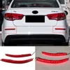 1 Kia Rio K2 Sedan için Set 2015 2016 LED Arka Tampon Reflektör Araba Kuyruk Işık Sis Lambası Frenleme Sürüş Sinyali