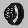 Armbandsur Digital Watch Woman Men 2022 Sport Electronic Wrist Watches Fashion Blue Pink LED Simple Casual Ladies Clock Montre 268a