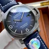 Paneraii Sapphire Panerai Paneria Watches Watch Mens Designer Mechanical Automatic Movement Mirror 47mm Rubber Watchband Sport Wristwatches HMR9