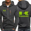 Męskie bluzy z kapturem 2022 Męska wiosenna jesień z kapturem Modna moda Slim Fit Hooded Sweter ciepła kurtka zamek błyskawiczny