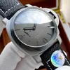 PANERIWATCH PANERAII 고품질 시계 디자이너 깨끗한 공장 시계 남성용 기계식 자동 사파이어 미러 47mm 13mm 카우 히드 웨이브 밴드 SP.