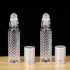 10ML Essential Oil Roller Bottles Empty Glass Roll On Essentials Oils Perfume Essence Travel Container Sample Emptys Bottle SN4937