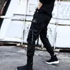 Pantalons pour hommes Hommes Fermeture à glissière Printemps Été Streetwear Lâche Pantalon noué à la cheville recadrée pour le voyage