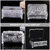 Charm Bracelets Desktop Jewelry Container Household Sundries Organizer Zinc Alloy Packaging Box