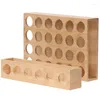 Hooks 1pc Bamboo Essential Oil Storage Rack Organizer Display For Duoteri Bottle 15m Multi Hole Position 6/24 Grids Optional