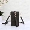 Bolso cruzado de diseñador para mujer, Mini monedero de marca, monedero, monedero, Bolso para mujer, bolsos para teléfono móvil con pulsera