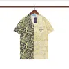 2023 Luxe ontwerper Shirts Mens Mens Fashion Geometric Print Bowling Shirt Hawaii Floral Casual Shirts Men Slim Fit Short Sleeve Vari2093