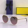 Gafas de sol de diseñador para hombre FD0418S placa retro anti-ultravioleta de metal caja pequeña cuadrada gafas de moda caja aleatoria