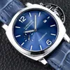 Mens Watches Designer for Mechanical 44mm Blue Men Sport Wristwatch Style