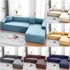 Stol täcker vattentät soffa omslag 1/2/3/4 sits soffa l formad hög stretch slipcover möbler för barn husdjur