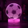 3D Night Light USB Creative Cadeau Kleine tafellamp LED SLAAPKAMER Bedroom Bedide Lamp afstandsbediening Touch 16 Kleur Diy Ornament beschikbaar in verschillende patronen