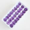 Decorative Flowers 21pcs/box 2-3CM Diameter Preserved Rose Flower Immortal Mothers Day Gift Eternal Life Material Box Level B