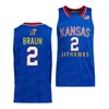 Gla 2021-22 Kansas Jayhawks College Basketball Jersey Wilt Chamberlain Udoka Azubuike Ben McLemore Christian Braun Joel Embiid Paul Pierce Danny