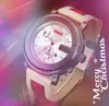 커플 남성 여성 석영 배터리 움직임 시계 큰 다이아몬드 가죽 스테인리스 스틸 벨트 팔찌 시계 유니슬 선물 손목 시계