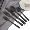 Flatware Sets AJOYOUS 24/30Pcs Gold Cutlery Set Stainless Steel Matte Dinnerware Steak Knife Fork Tea Spoon Tableware Kitchen Silverware