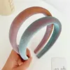 Fashion Femme's Hoop Couple Soft Couleur Sponge Hairband pour les coiffures d'automne adultes Accessoires de cheveux d'automne