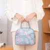 Lunchv￤skor Oxford Thermal Isolated Lunchbox Tote Cooler Bag Bento Pouch Lunch Container School Food Storage Bags Flamingo Unicorn DH74