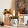 Decoratieve bloemen Kerstmis Natuurlijke dennenbui Noten nep plant kunstmatige bloem ananas kegels voor kerstjaar thuis decor diy krans ambacht