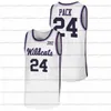 Gla A3740 Personnalisé Kansas State Wildcats Jersey NCAA College Basketball 32 Dean Wade 25 Ismael Massoud 13 Mark Smith 1 Markquis Nowell 21 Davion