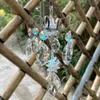 Décorations de jardin HD Crystal Horse Eye Prisms Suncatcher pour fenêtre suspendue Ornement Rainbow Maker Hanger pour la décoration de Noël à la maison 220930