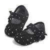 Eerste Walkers 0-18m geboren babyschoenen Anti-slip Dot Crib Prewalker Soft Sole Girl Princess