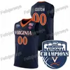 Gla thr 12 De'Andre Hunter Virginia Cavaliers 2019 Чемпионы 5 Kyle Guy Ty Jerome Mamadi Diakite 0 Kihei Clark Jack Salt College Jersey