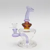 6.5inch Hookah Glass Bong Waterpipe Dabrig Smokingpipe oil bubbler rig