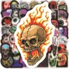 Skull Stickers Pack 100 stcs punkstickers voor laptop waterfles gekke vinyl horror skelet stickers volwassenen tieners skateboard computer gitaar motorfiets fiets