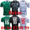 1998 Retro Sürümü Meksika Futbol Forması Uzun Kollu eski 1995 1986 1994 Retro Gömlek BLANCO Hernandez Klasik futbol üniformaları