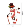 Christmas Decorations Wall Switch Removable Stickers Cartoon Santa Elk Snowman Creative Home Decoration Ornaments Year 2022 Navidad