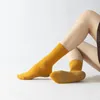 Quick seco respir￡vel de malha esportiva meias no tornozelo mais quente com pvc Grip Anti Slip for Women Fitness Yoga