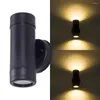 Lampada da parete a LED per esterni IP65 impermeabile Up Down Light per casa scala camera da letto comodino bagno corridoio portico illuminazione cortile