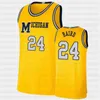 Gla C202 Michigan Wolverines NCAA Jersey 0 Adrien Nunez 1 Hunter Dickinson Crawford Livers Jackson Wade Webber Williams II Smith Wagner