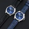 Designer horlogehorloges voor heren Mechanisch 44 mm blauwe plaat sporthorloges voor heren N4fg