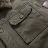 Męskie kurtki kurtka jesienna zima marka mody Wysoka jakość pluszowa wypoczynek duży ubrania robocze wiatroodporne grube bawełniane bawełniane bawełniane 220930